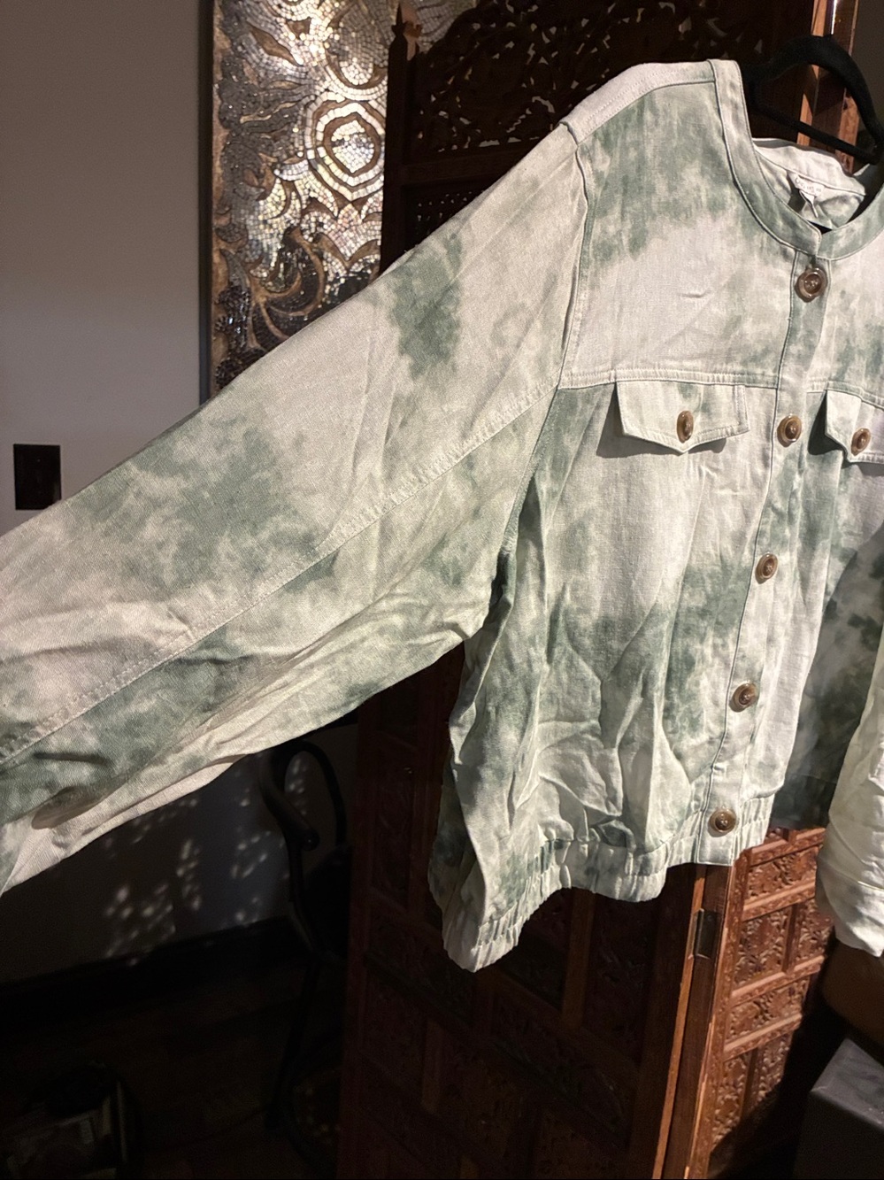 Linen blend lightweight jacket - Picture 8 of 8